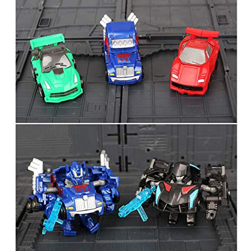 Transformar Los Juguetes, La Deformación Robots De Coches, Mini Figuras De Acción, Coches De Juguete For Los Niños Deformación De Coches, Mini Robot De Coches Man Modelo Set - Coches De Juguete Deform