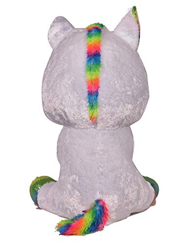 TY Beanie Boo's Pixy, unicornio, color blanco, 40 cm (36859TY)