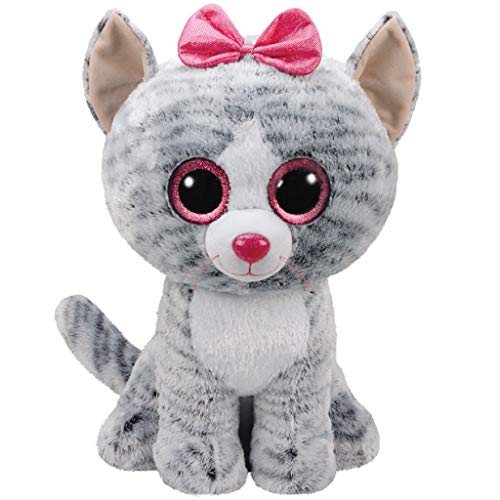 TY Peluche, juguete, color gris, 40 cm (36838TY)