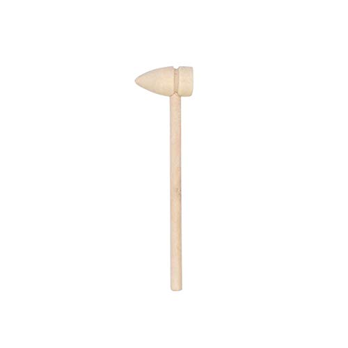 VENTDOUCE Mini Martillo de Madera, Cangrejo de Madera, mazos de Langosta, Herramienta de Masaje, Manualidades, Manualidades, Juguetes para niños, mazo Educativo de Cabeza Plana para niños, niñas