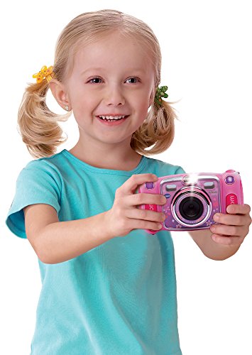 VTech - Kidizoom Duo cámara Digital para niños, Color Rosa, versión Inglesa (170853) - [Importado de Inglatera]