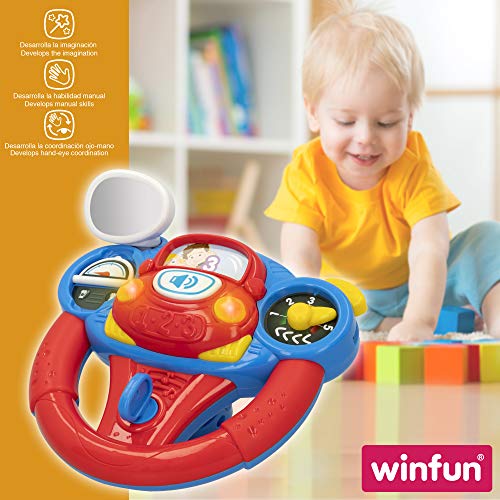 winfun - Volante conducción luz y sonidos winfun (46514)