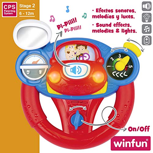 winfun - Volante conducción luz y sonidos winfun (46514)