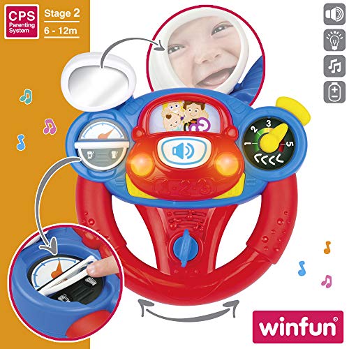 winfun - Volante conducción luz y sonidos winfun (46514)