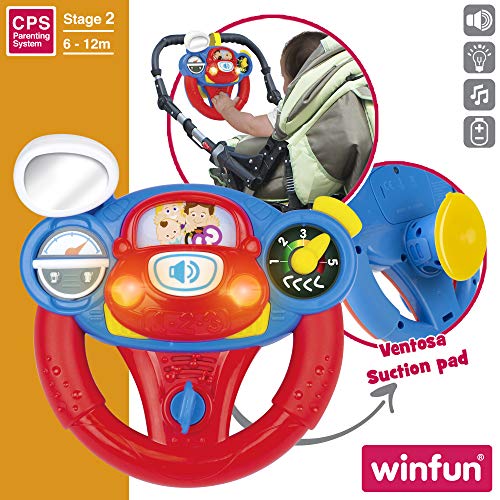 winfun - Volante conducción luz y sonidos winfun (46514)