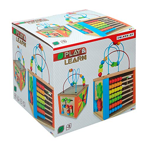 WOOMAX- Centro de actividades de madera (Colorbaby 42745) , color/modelo surtido