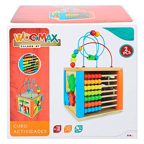 WOOMAX- Centro de actividades de madera (Colorbaby 42745) , color/modelo surtido