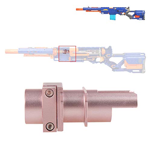 WORKER Accesorio Mod de Conector de Metal para Nerf N-Strike Longshot CS-6 y Zombie Strike Longshot CS-12 y Longstrike Modulus