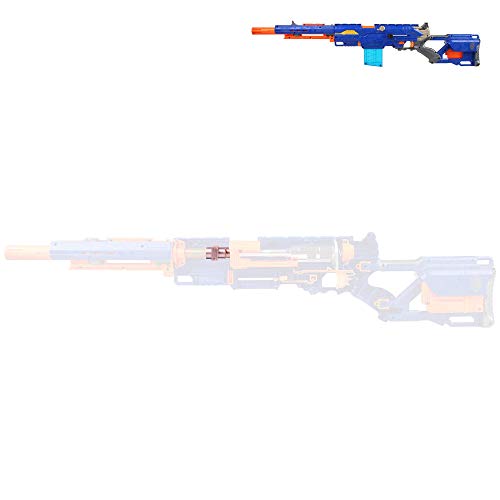 WORKER Accesorio Mod de Conector de Metal para Nerf N-Strike Longshot CS-6 y Zombie Strike Longshot CS-12 y Longstrike Modulus