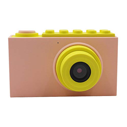 WQYY Cámara Digital de niños, cámara a Prueba de niños con Pantalla HD de 2.0 Pulgadas IPS HD, para niños y niñas, Estuche Protector a Prueba de Agua y Tarjeta de Memoria 32G,Pink