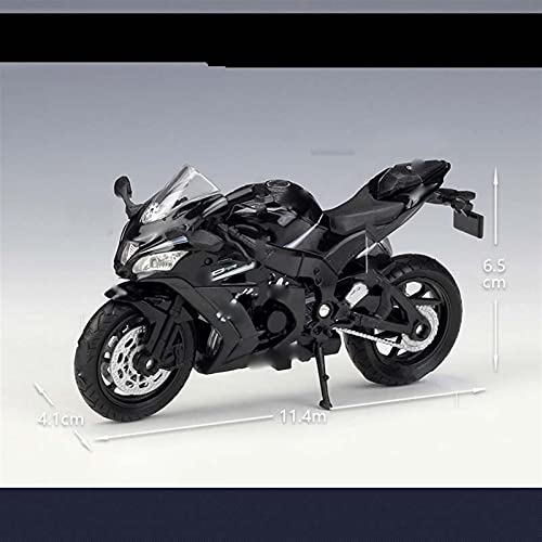 WXSM Motocicleta Modelo 1:18 2017 para N-inja ZX10-RR Modelo De Motocicleta Fundido A Presión Juguete Absorbente Shork Viable para Regalos De Chico Colección De Juguetes