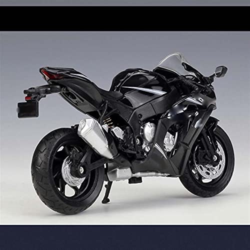 WXSM Motocicleta Modelo 1:18 2017 para N-inja ZX10-RR Modelo De Motocicleta Fundido A Presión Juguete Absorbente Shork Viable para Regalos De Chico Colección De Juguetes