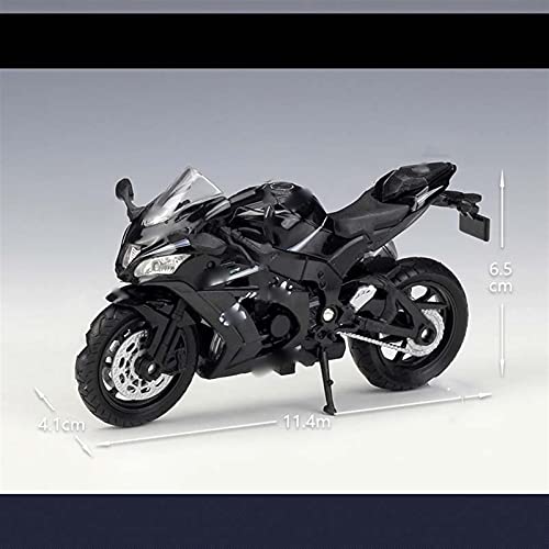 WXSM Motocicleta Modelo 1:18 2017 para Ninja ZX10-RR Aleación Diecast Modelo De Motocicleta para Regalos De Chico Colección De Juguetes