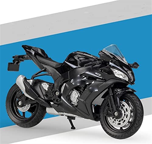 WXSM Motocicleta Modelo 1:18 para K-awasaki para Z1000R ZX10-RR Aleación Diecast Modelo De Motocicleta para Niño Regalos De Juguete (Color : Black2)