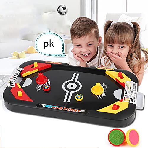 Yajun Juego de Mesa de Hockey de Futbolín Mini Ice Ball Battle Game para 2 Jugadores Deporte Interactivo Entre Padres e Hijos Fast Sling Puck Juego de Mesa