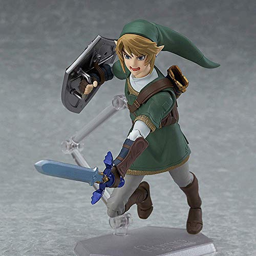 Zpzzy The Legend of Zelda Link edición De Lujo Modelo De Personaje De Anime Material De PVC Figura De Anime Estatua De Figura De Acción Articulaciones Movibles Adornos De Escritorio Regalos/Juguetes