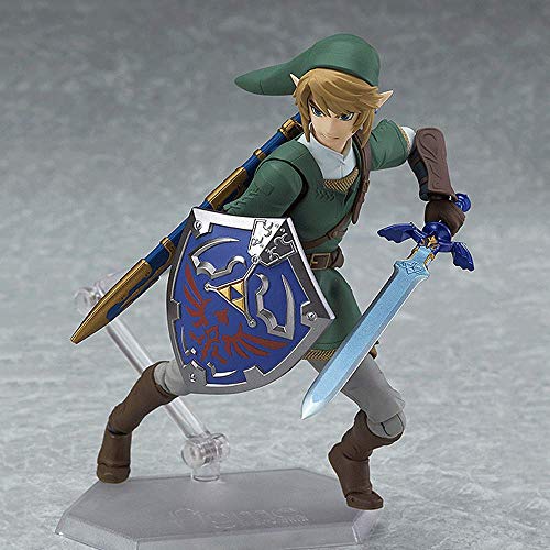 Zpzzy The Legend of Zelda Link edición De Lujo Modelo De Personaje De Anime Material De PVC Figura De Anime Estatua De Figura De Acción Articulaciones Movibles Adornos De Escritorio Regalos/Juguetes