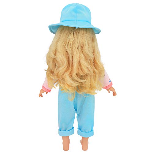 ZWOOS Ropa de Muñecas para New Born Baby Doll, Atuendo Unicornio con Sombrero para Muñecas 35-43 cm