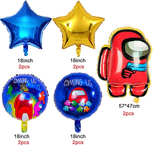 10Pcs Party Decoration - Miotlsy Party Foil Balloons, Balloons Party Foil Balloons for Kids Gift Birthday Party Supplies Set Decor