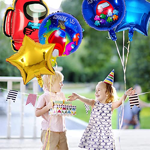 10Pcs Party Decoration - Miotlsy Party Foil Balloons, Balloons Party Foil Balloons for Kids Gift Birthday Party Supplies Set Decor