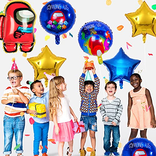 10Pcs Party Decoration - Miotlsy Party Foil Balloons, Balloons Party Foil Balloons for Kids Gift Birthday Party Supplies Set Decor