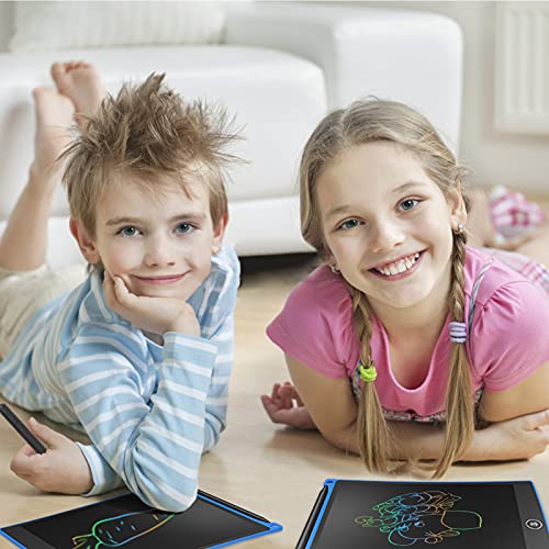 2 Pack Tabletas de Escritura LCD 8.5 Pulgadas,Tablet para Dibujo Niños con Llneas de Colores Brillantes, Excelente Pizarra Digital, perfecta como Fantastic Pad Juguetes Educativos para Niños.