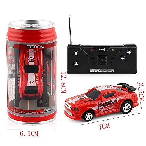 20 Km/h Coke Can Mini RC Car Radio Control Remoto Micro Racing Car 4 Frecuencias Juguete para Niños Regalos RC Modelos