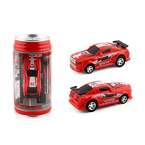 20 Km/h Coke Can Mini RC Car Radio Control Remoto Micro Racing Car 4 Frecuencias Juguete para Niños Regalos RC Modelos