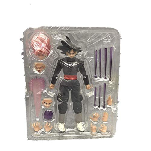 20Cm Dragon Ball Super Saiyan Rose Goku Black PVC Black Goku Figure Movable Collection Model Toy For Boys