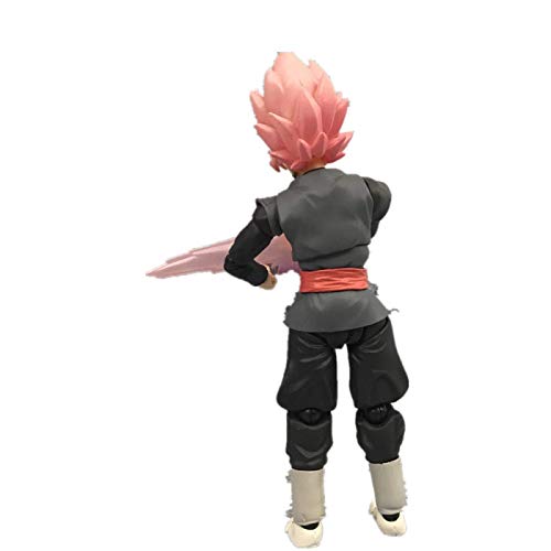 20Cm Dragon Ball Super Saiyan Rose Goku Black PVC Black Goku Figure Movable Collection Model Toy For Boys