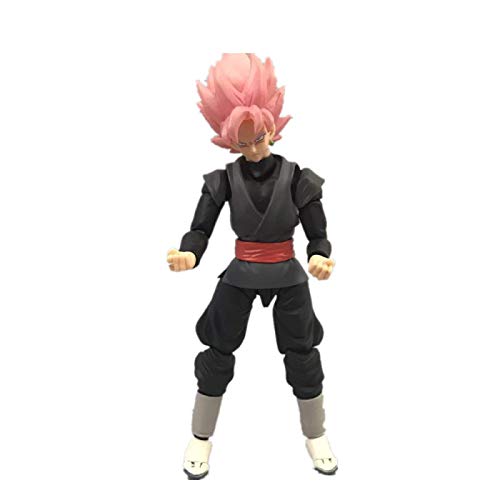 20Cm Dragon Ball Super Saiyan Rose Goku Black PVC Black Goku Figure Movable Collection Model Toy For Boys