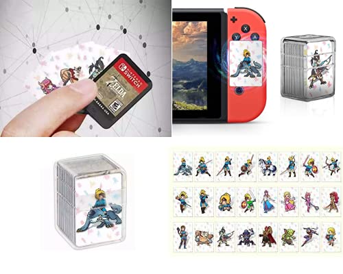 25 Mini tarjetas NFC la Legend de Zelda Breath of The Wild Amiibo Compatible Nintendo Switch Lite Wii U y Nuevo Sistema 3DS Funciona como Les Amiibo