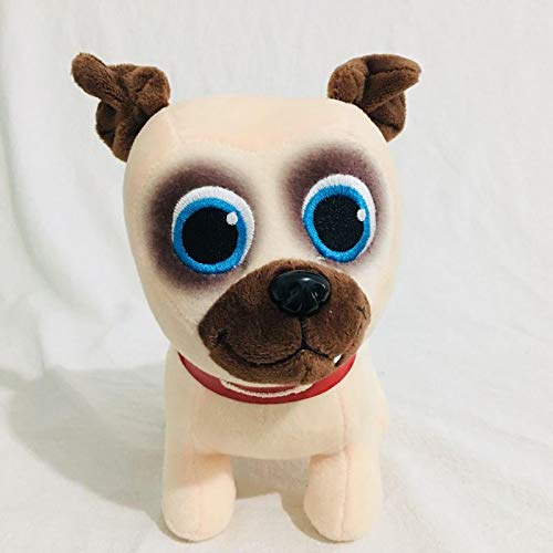 2pcs Puppy Dog Pals Peluches 20cm Cute Bingo y Rolly Bulldog Peluches Suaves Muñecos de Peluche para niños Cumpleaños