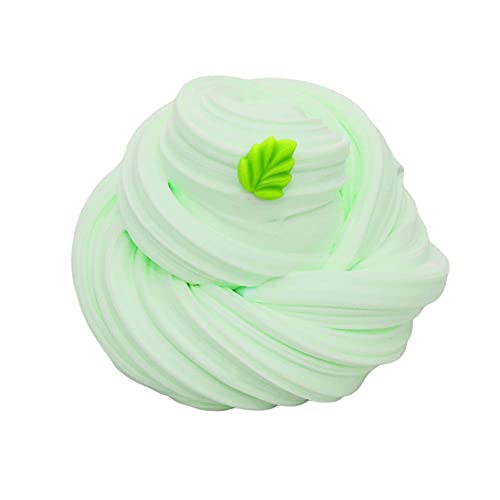 3 Pack Butter Slime Kit,Cloud Slime Kit,Fluffy Slime Putty Slime,Slime de Helado Rosa,Slime de Chocolate marrón,Slime de Hojas Verdes,Regalo para niñas y niños