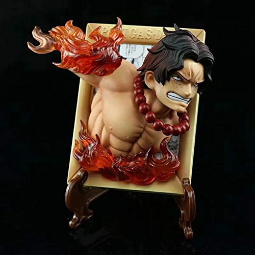 3 Unids / Set One Piece Luffy Ace Sabo Effect 3D Frame Anime Figurine Toys 12Cm, Figuras De Acción De Una Pieza Luffy Ace Sabo Statue Model Toy