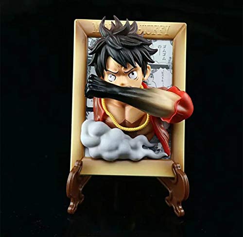 3 Unids / Set One Piece Luffy Ace Sabo Effect 3D Frame Anime Figurine Toys 12Cm, Figuras De Acción De Una Pieza Luffy Ace Sabo Statue Model Toy