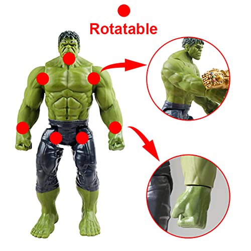 30cm Marvel Super Héroes Vengadores Final Thanos Hulk, Thor, Capitán América, Wolverine Veneno Figuras de acción de Juguete muñeca para Chico (L no Box)