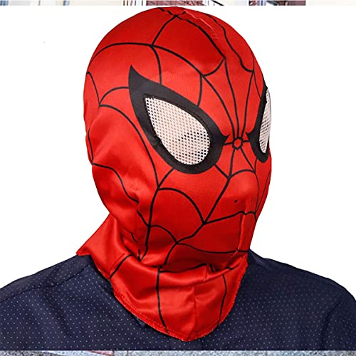 3D Spiderman Masks Spider Man Kids Cosplay Disfraces Máscara Lentes de Superhero Lentes Halloween Partido Paño Mascarilla Play Play Traje Mascarilla Mascarada Máscara,5