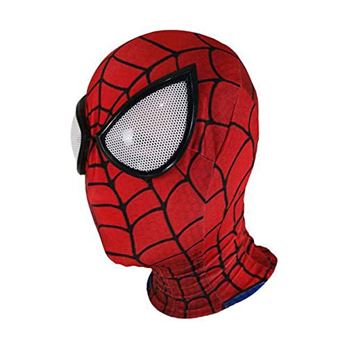 3D Spiderman Masks Spider Man Kids Cosplay Disfraces Máscara Lentes de Superhero Lentes Halloween Partido Paño Mascarilla Play Play Traje Mascarilla Mascarada Máscara,5