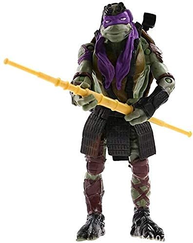 4 Tortugas Ninja mutantes adolescentes TMNT articulación móvil, modelo de acción de PVC regalo de cumpleaños juguete decoración estatua tamaño 15 cm