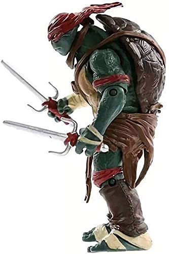 4 Tortugas Ninja mutantes adolescentes TMNT articulación móvil, modelo de acción de PVC regalo de cumpleaños juguete decoración estatua tamaño 15 cm