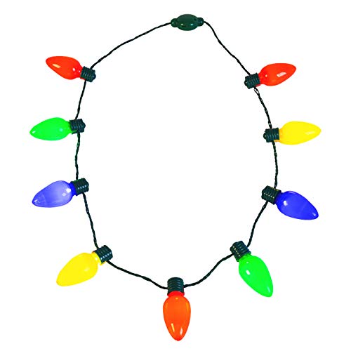 6 Pack Collar con Bombilla de Luces LED de Navidad, Accesorios de Navidad para Fiestas, Ofertas de Navidad