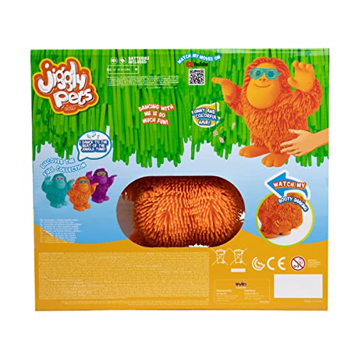 AB Gee abgee 674 JP008 EA Jiggly Pets Tan El orangután, Rojo