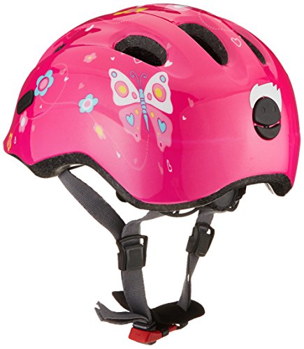 ABUS Smiley 2.0 Kleinkinder-und Kinderhelm, Unisex, Pink Butterfly, S