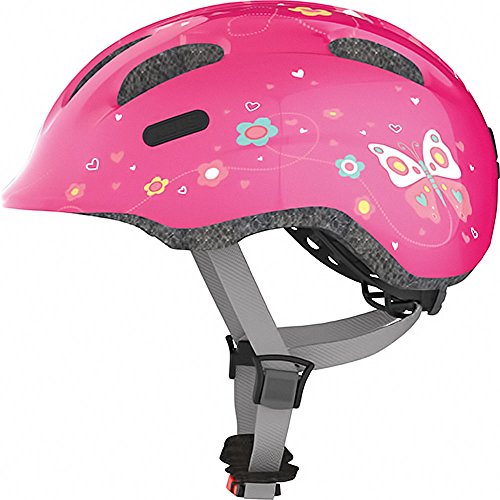 ABUS Smiley 2.0 Kleinkinder-und Kinderhelm, Unisex, Pink Butterfly, S