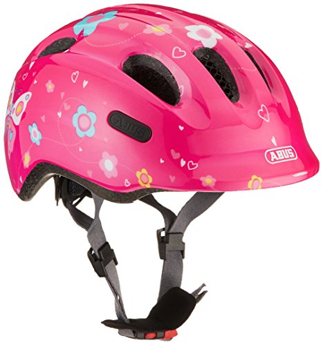 ABUS Smiley 2.0 Kleinkinder-und Kinderhelm, Unisex, Pink Butterfly, S