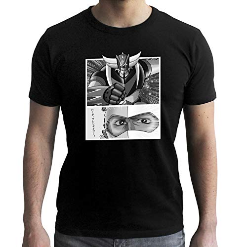 ABYstyle GRENDIZER - Camiseta de hombre Goldorak & Actarus, color negro, L