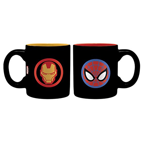 ABYstyle - MARVEL - Set 2 mini-Tazas - 110 ml - Iron Man y Spider-Man