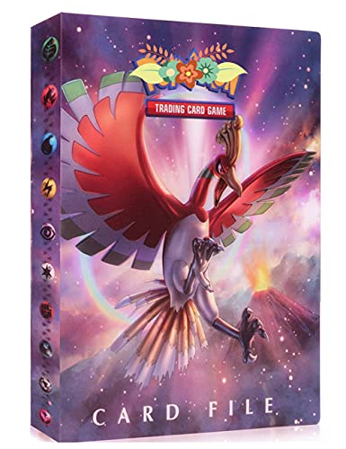 Album Compatible Con Pokemon, Album Compatible Con Pokemon Para Cartas, Álbum de Pokemon, Carpeta compatible con Cartas Pokemon, Album compatible con Cartas de Pokemon(Solgaleo and Ho-Oh)