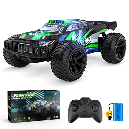 Allaugh Coche Teledirigido, Alta Velocidad Coche RC, 2.4GHz Rotación de 360°Coche de Juguetes Niños 3 4 5 6 7 8 9 10 11 12 Años, Coche Radiocontrol para Regalos Navidad Cumpleaños Juegos